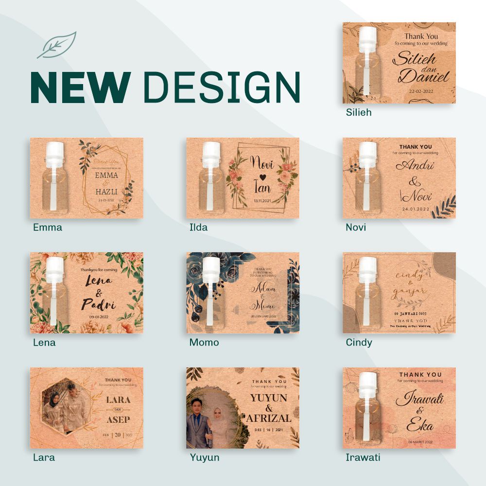 

Kartu Ucapan Terima Kasih untuk Souvenir (Bahan Kraft)