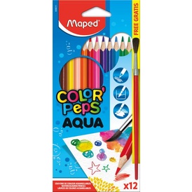 

Water Color Pencils MAPED Aqua OT 836011 12pcs Cardboard