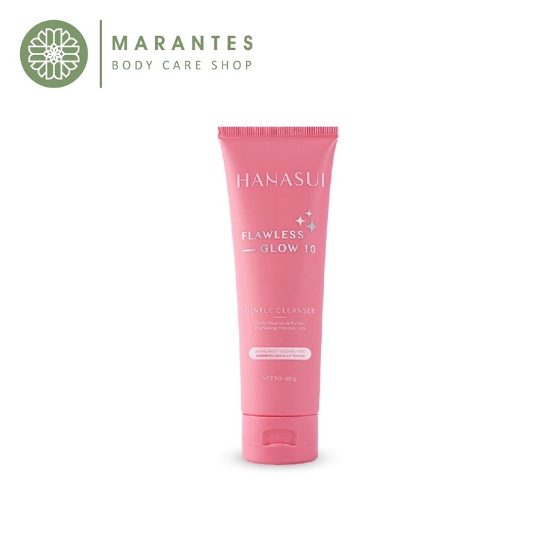 Hanasui flawless glow 10 Gentle Cleanser - sabun pencuci - sabun perawatan wajah