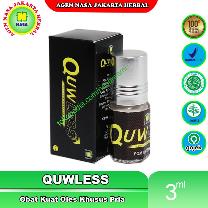 [ NASA ] QUWLESS - OBAT KUAT NASA - MINYAK OLES PRIA PERK4SA - QULES