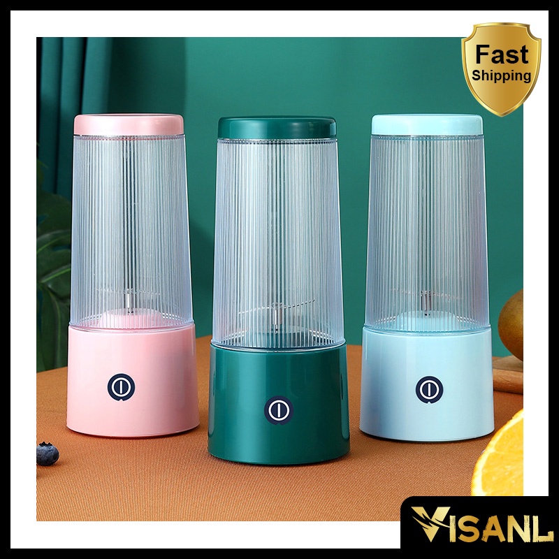 Mini Juicer Blender Portable 350ML Kaca Isi Ulang USB Juice Cup Ekstraktor Jus Listrik Ekstraktor Jus Portabel Blender Ekstraktor Jus