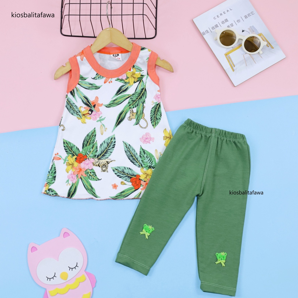 Set Sunshine uk Bayi-5 Tahun / Legging Import Polos Anak Perempuan Setelan Anak Perempuan Bayi Cewek Dress Daster Baju Tidur Murah Babycinnamon