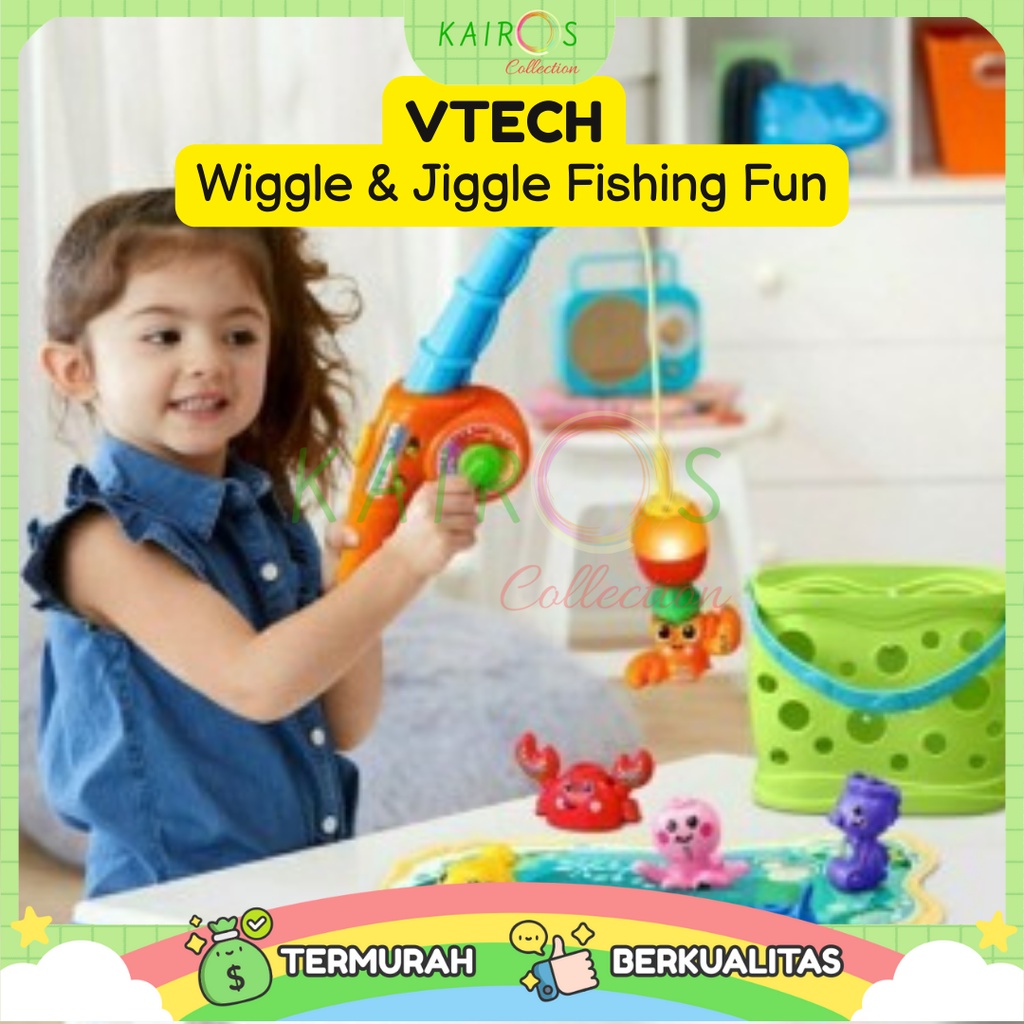 VTECH Wiggle &amp; Jiggle Fishing Fun Original / Mainan Pancingan Anak