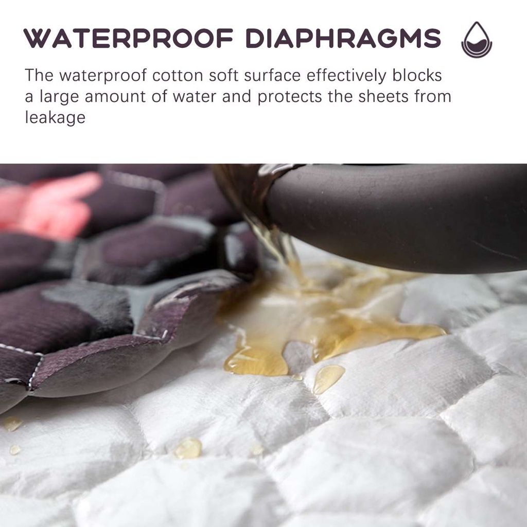 【80*120 cm】Alas Ompol Dewasa/Washable Absorbent Bed Pad/Alas Ompol Perlak Bayi Dewasa/Waterproof  Reusable Mattress Protector