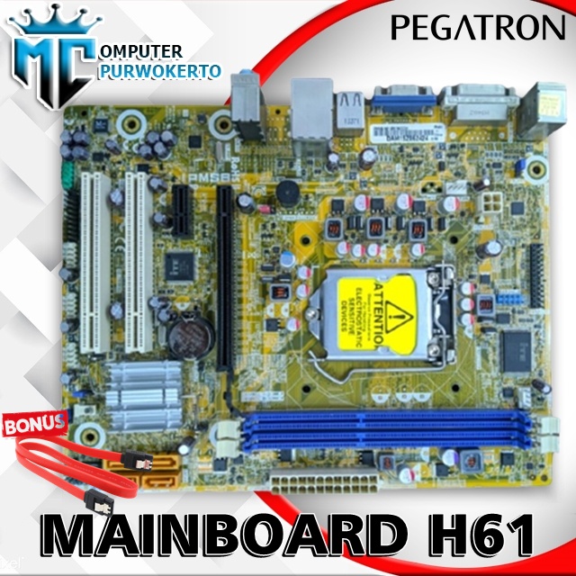 Mainboard Intel LGA 1155 H61 Oem Pegatron