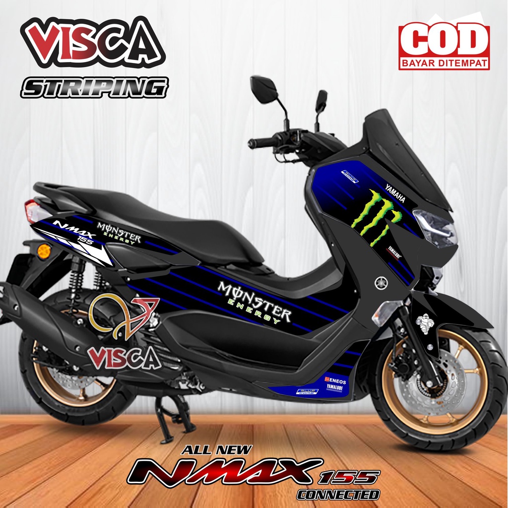 Striping Nmax 2022 Variasi - Stiker Sticker Striping Variasi Lis Yamaha Nmax 2022 - Striping Hologra