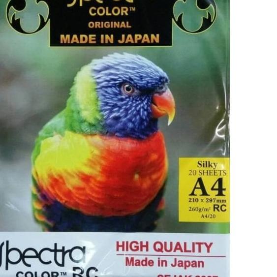 

kertas fotopaper spectra silky 260 gram