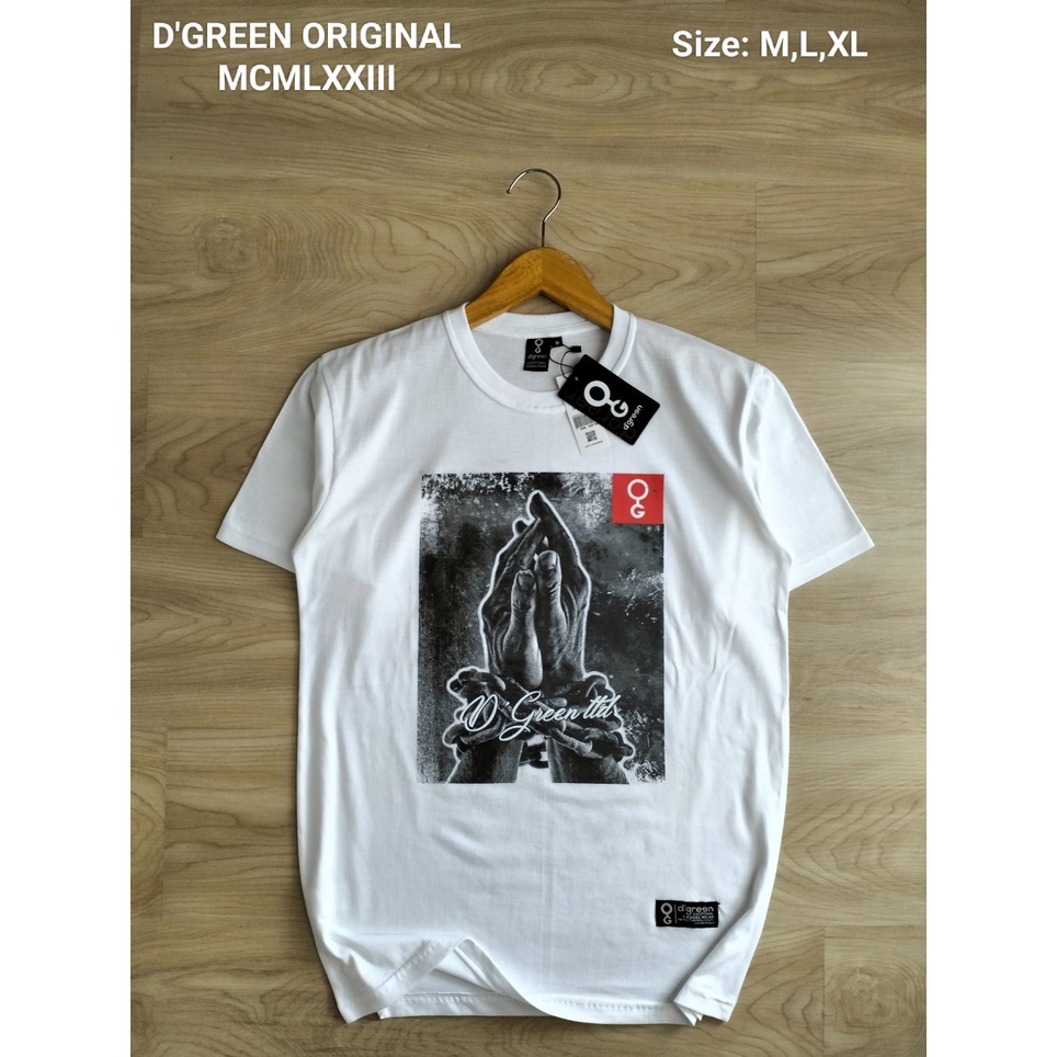 Kaos Pria Original Greenlight Putih Terbaru/Tshirt Pria Terpopuler/Kaos Atasan Pria/Kaos Murah Keren