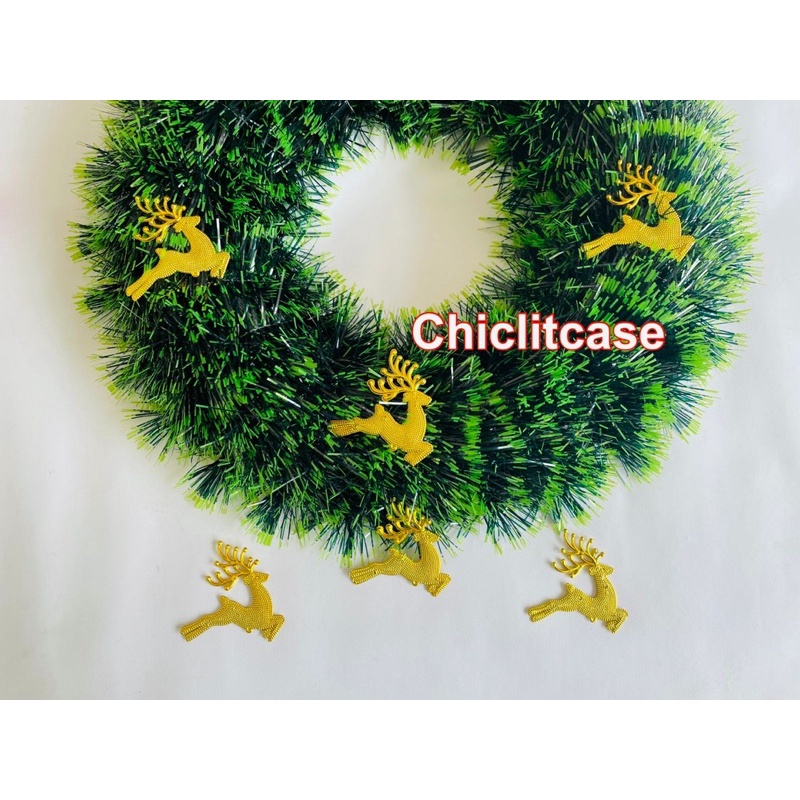 Dekorasi natal rusa isi 6/hiasan natal/hiasan pohon natal rusa