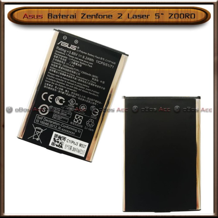 Baterai Asus Zenfone 2 Laser 5 Inch Z00RD 5" Original Batre Batrai HP