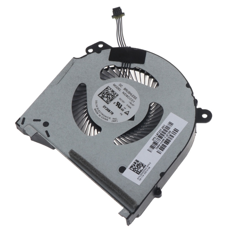 Btsg CPU GPU Fan Laptop Cooling Fan DC12V 4-pin Radiator Panas Untuk HP 15-DH TPN-C143