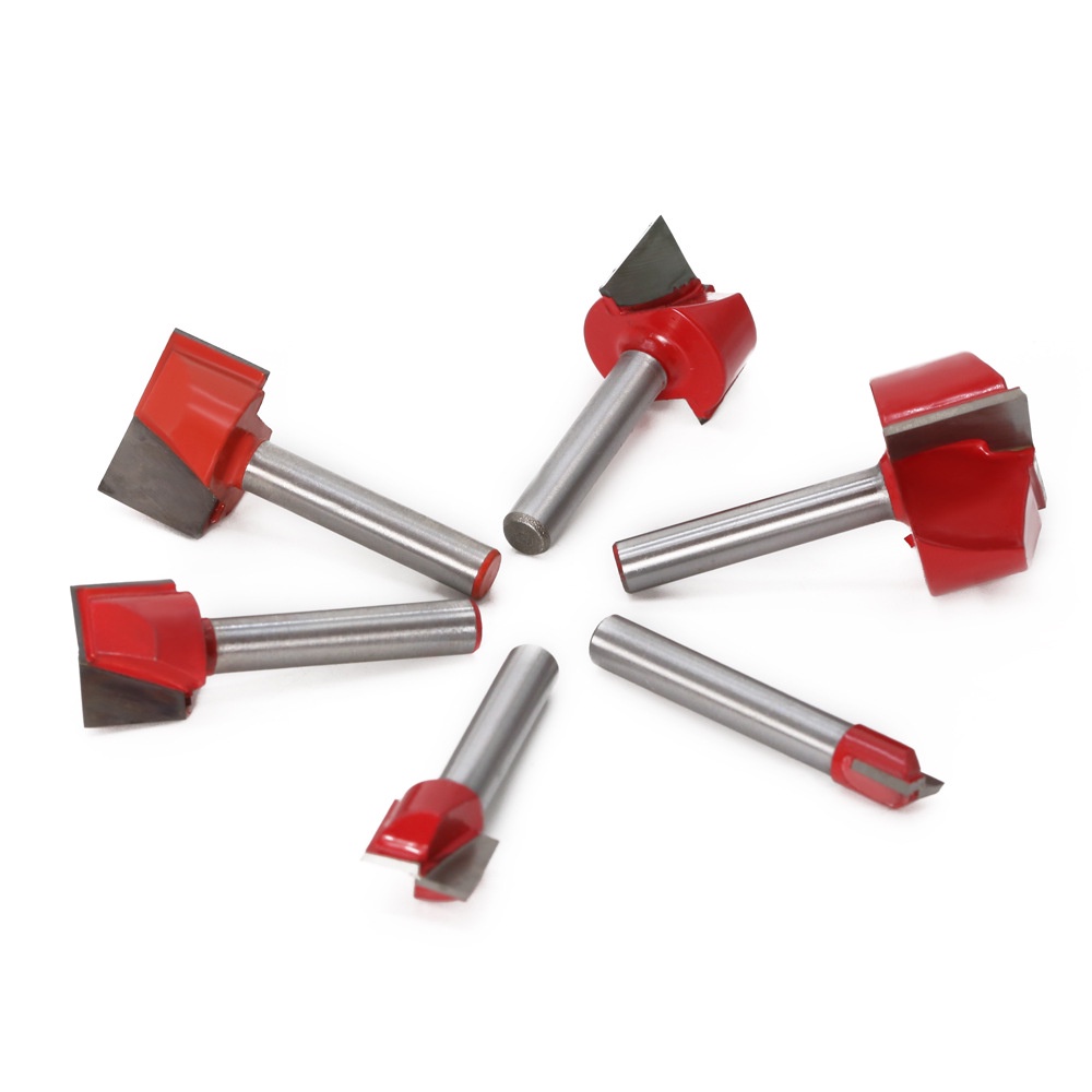 Mata Profil Router Router Trimmer Kayu Round Bottom 6 Mm Nose Cove Bits