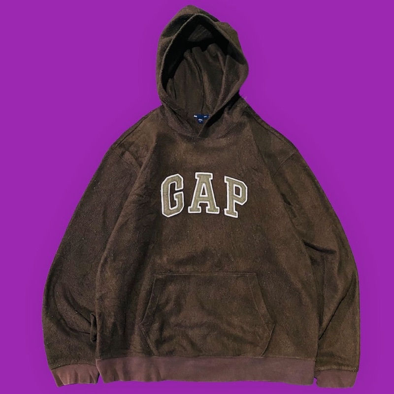 hoodie gap brown sherpa vintage second original