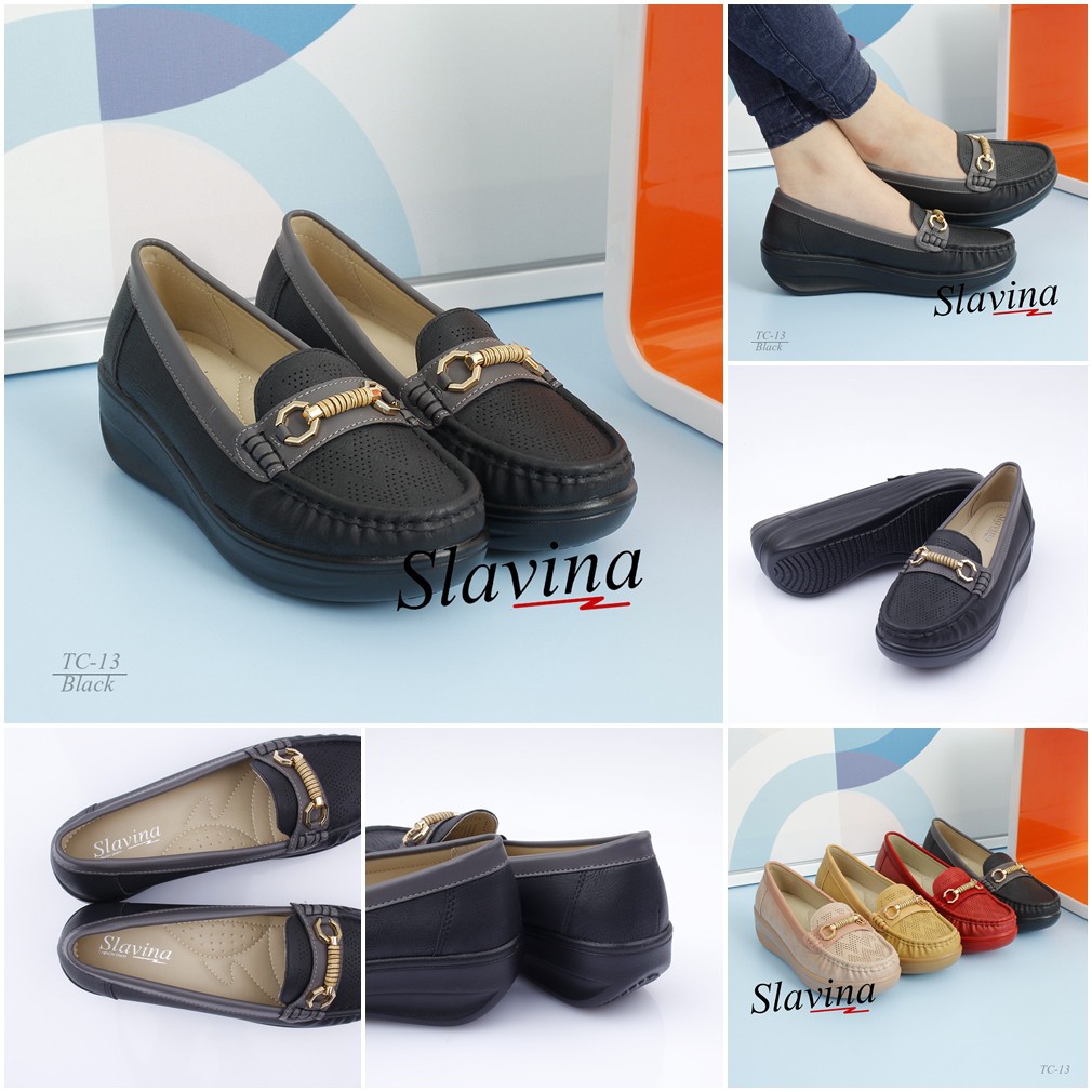 BIG SALE - Ivony Seivona - TC-13 Sepatu Wedges Slavina