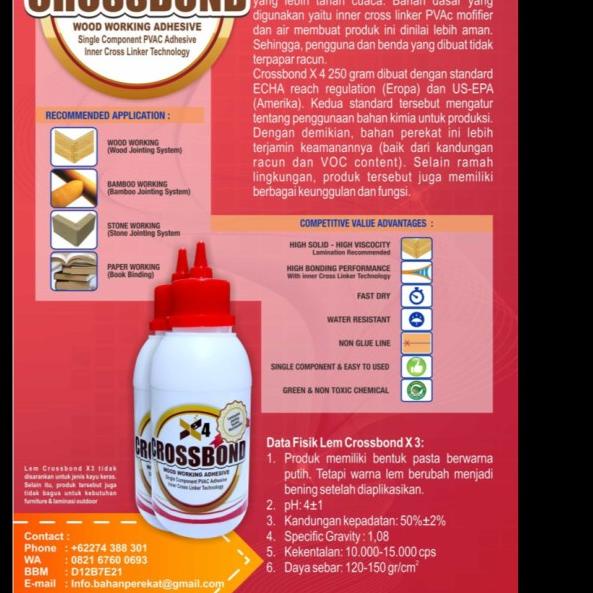 

Lem Kayu Untuk Wood Flooring Crossbond X4