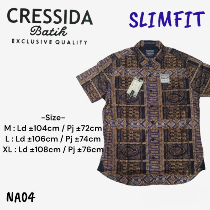 Kemeja batik cowok by. Cressida SLIMFIT