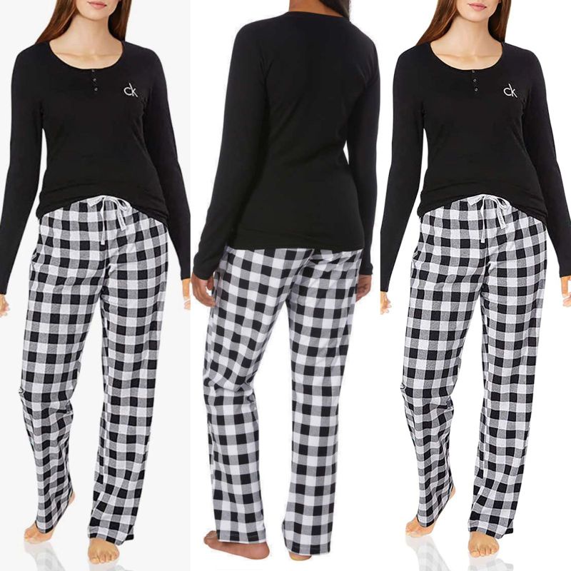 CK plaid pants pajama