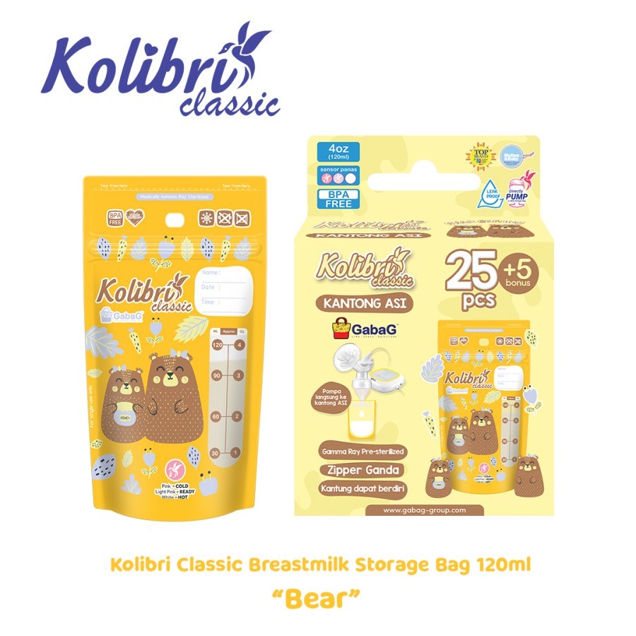 GABAG Kolibri - Kantong Asi Classic 120 ml