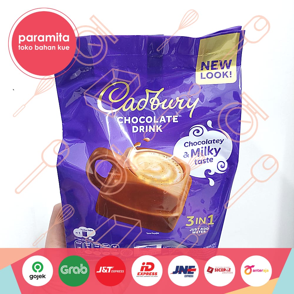 Cadbury 3 in 1 Chocolate Drink Minuman Coklat