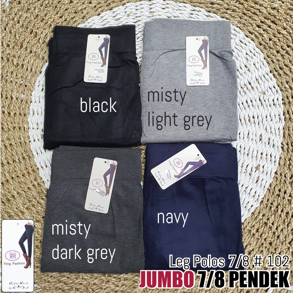 Legging Polos Jumbo Pendek 102 / Legging Import Jumbo / Legging Wanita Jumbo / Legging Premium Import wanita / Legging pendek wanita / ying fashion