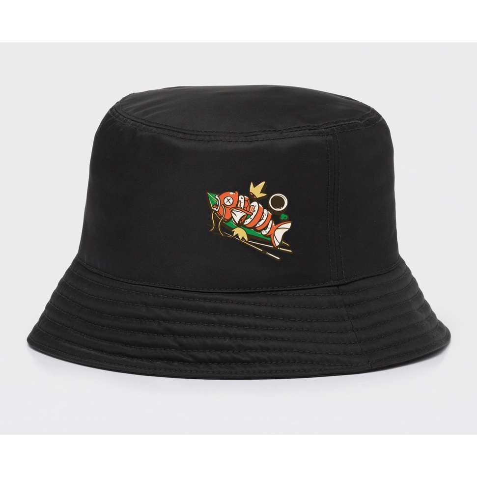 Topi Bucket Hat Gaming Pokemon Magikarp cooked
