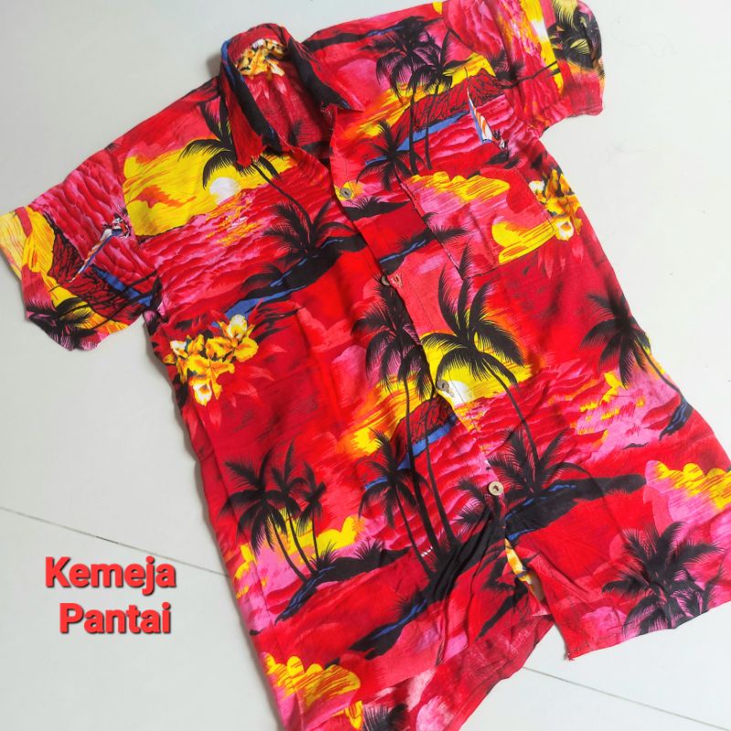 Kemeja Hawai Wanita Preloved