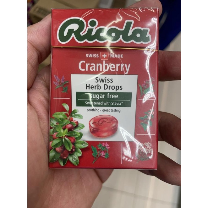 

BAYAR DITEMPAT Ricola Cranberry Swiss Herb Candy Sugar Free /PERMEN LUNAK/PERMEN VIRAL/PERMEN MILO/PERMEN YUPI/PERMEN JADUL/PERMEN KARET