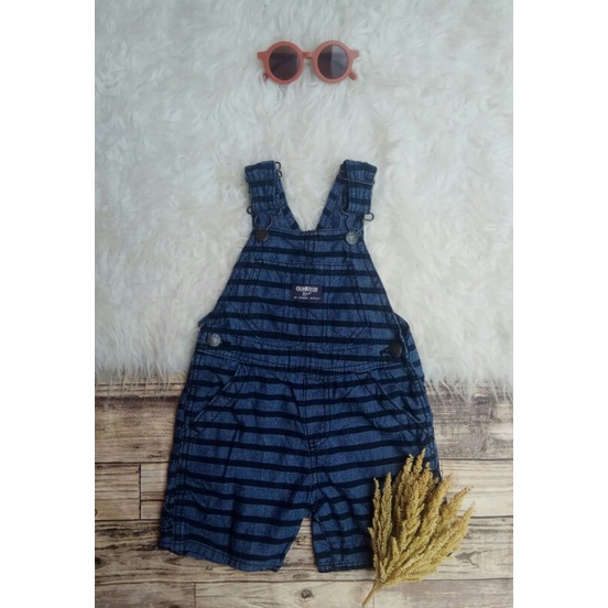 ( 1-2 tahun OshKosh ) preloved overall anak laki2 brand oshkosh bigosh