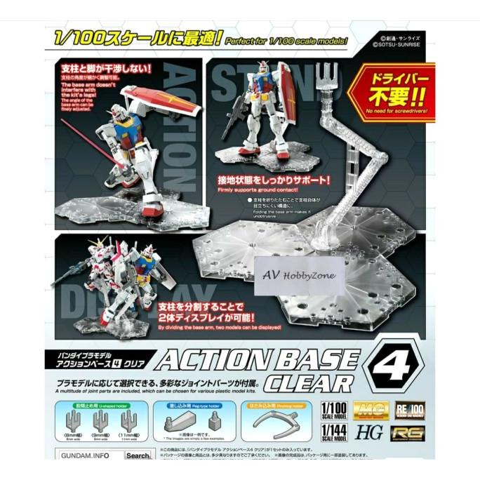 Action Base 4 Clear Bandai