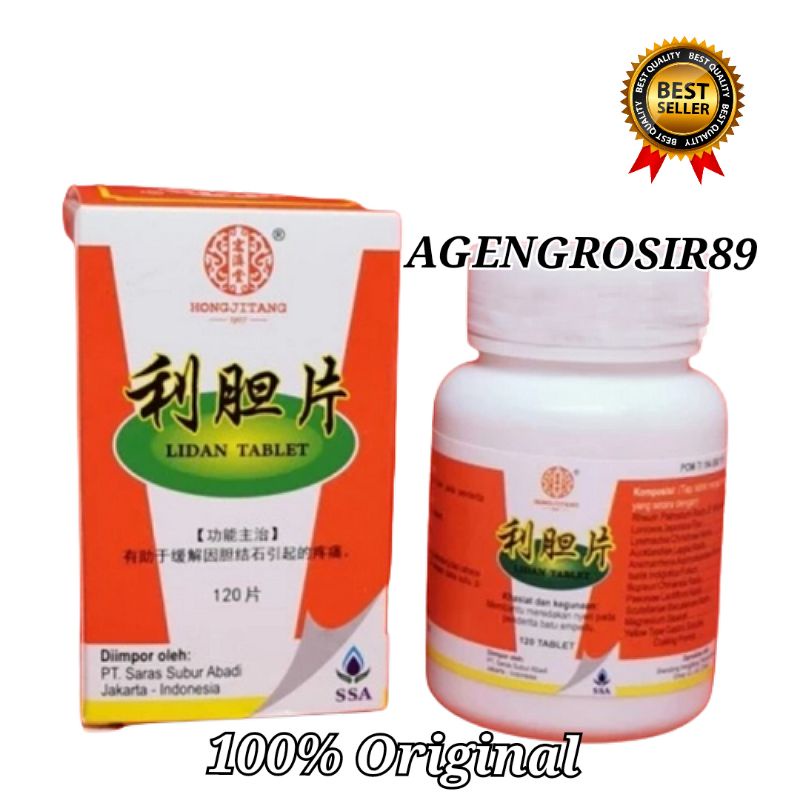 lidan tablet / lidan pian obat batu empedu