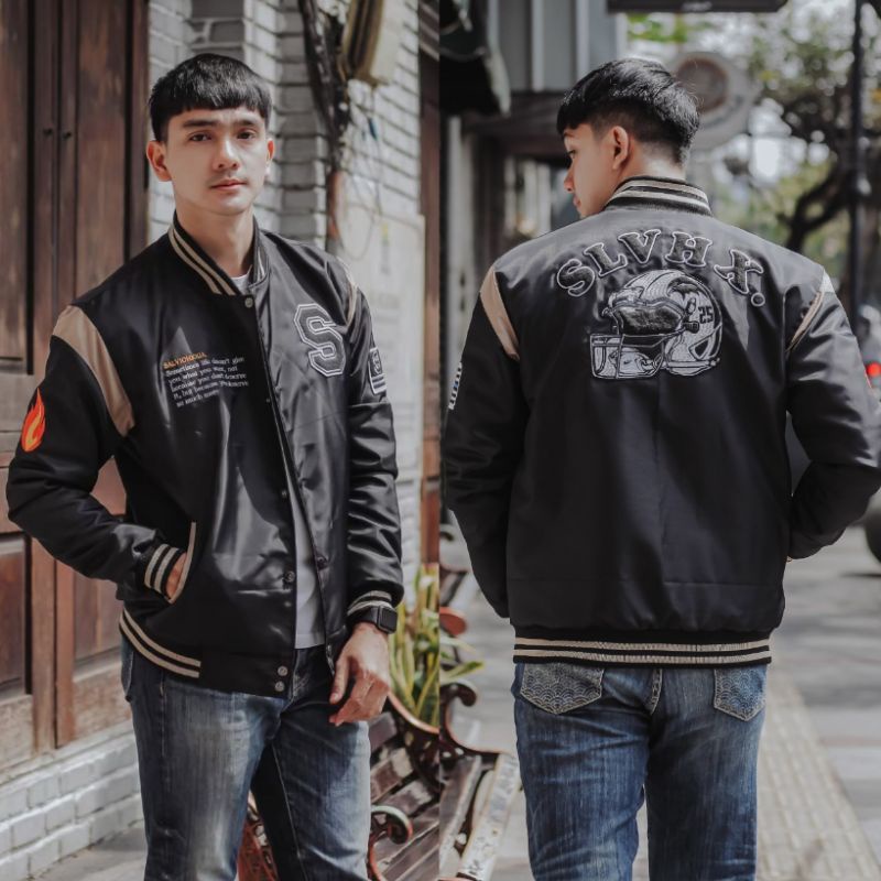 JAKET PRIA JAKET BASEBALL JAKET SUKAJAN ORIGINAL