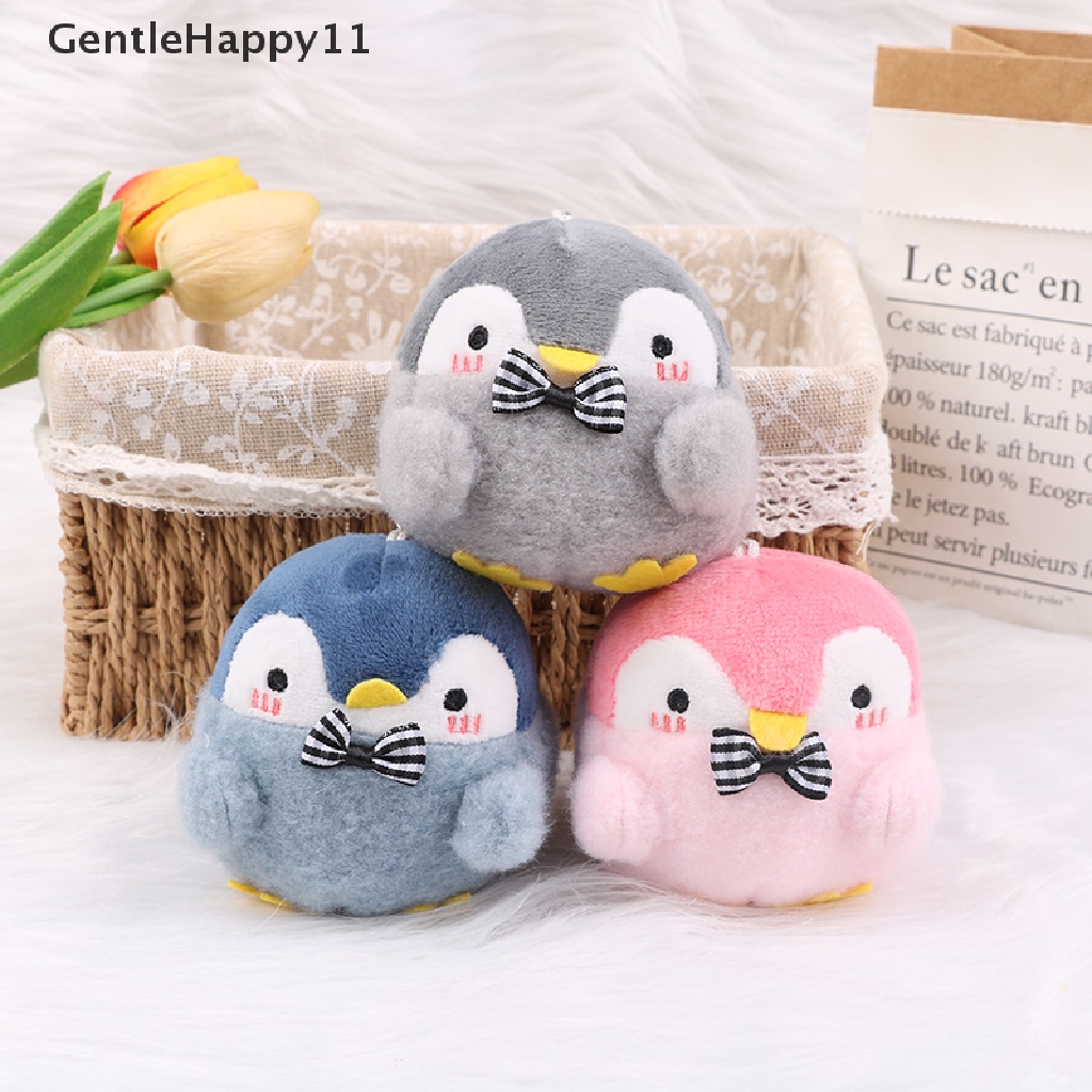 Gentlehappy Gantungan Kunci Boneka Penguin Bahan Plush 10CM