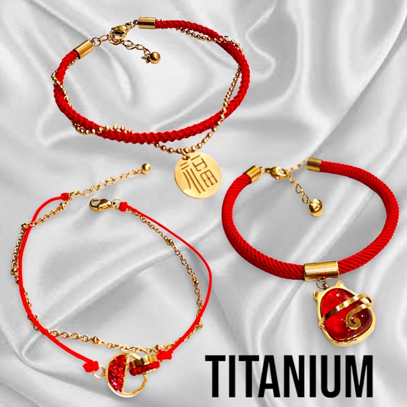 Gelang tangan titanium //gelang titanium //titanium //gelang // gelang tali titanim