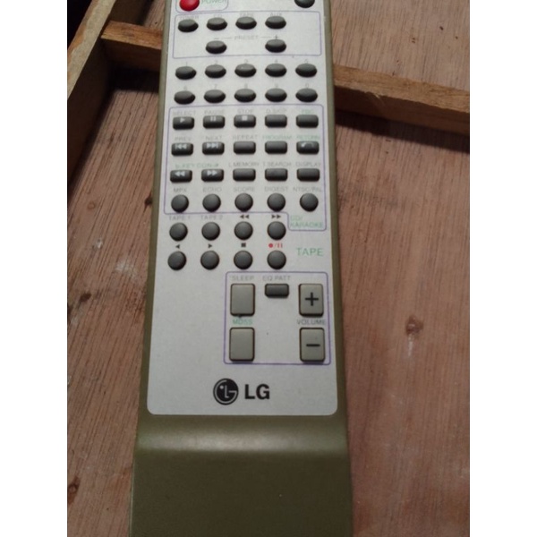 remote audio compo LG