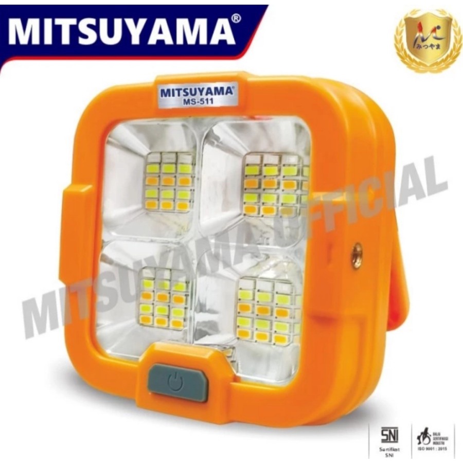 Lampu Emergency Tenaga Surya 20w - Mitsuyama MS 511