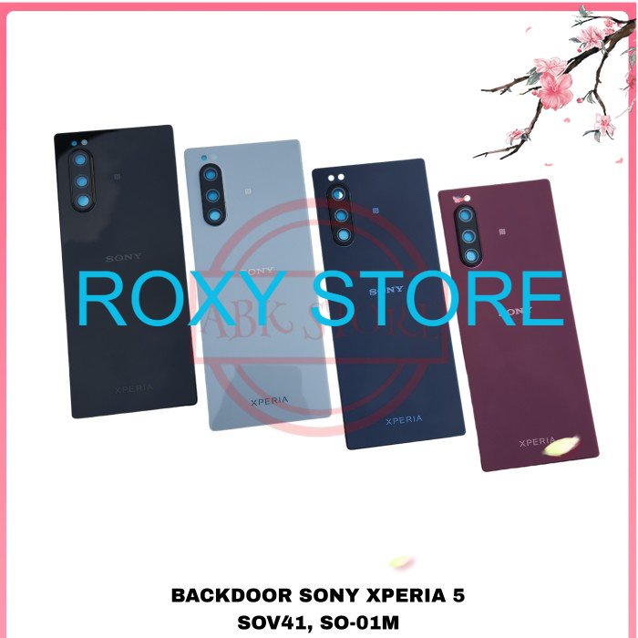 TUTUP BELAKANG BACKDOOR BACKCOVER BACK CASING SONY XPERIA 5 BACK GLASS