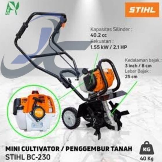 Mesin Cultivator Tiller Sthil / Alat Penggembur Tanah Bc 230 Stihl