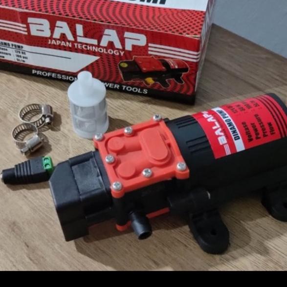 Pompa Pendorong Shower Otomatis DC 12 Volt + Bonus