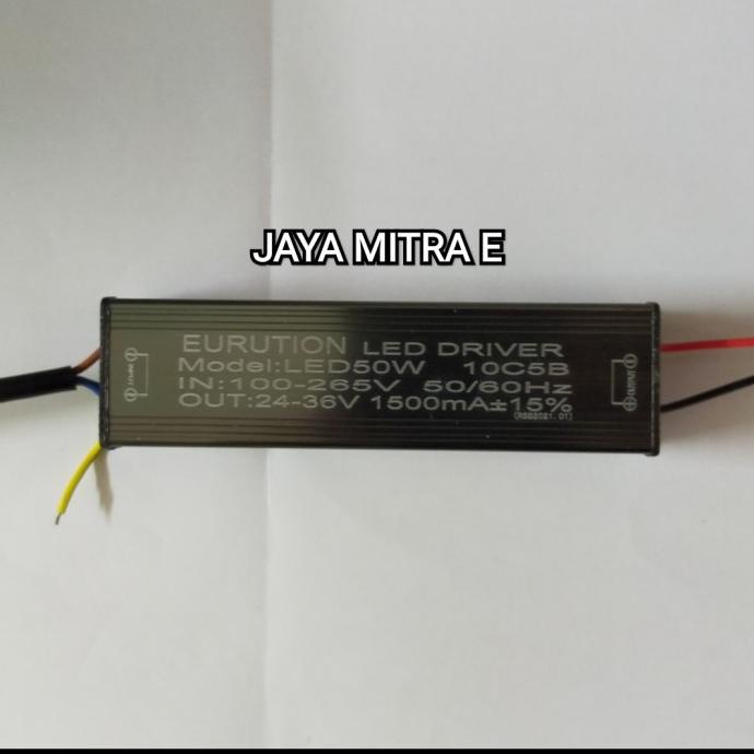 Trafo LED Driver 50W Watt Ballast Lampu PJU 50Watt