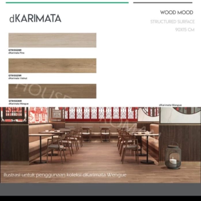 Roman Granit dKarimata 90x15 GRADE A