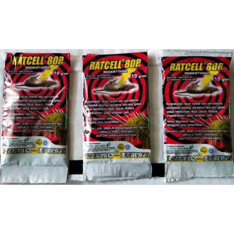 RATCELL 10 GR RACUN TIKUS TEPUNG AMPUH