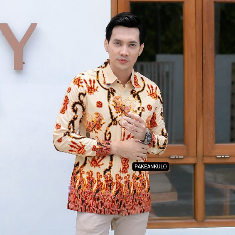 Batik Premium Pria Slimfit || Motif Jagadita