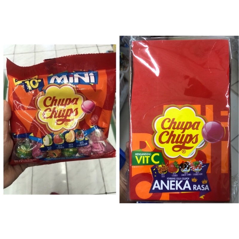 

Permen Rasa Aneka Buah Lolipop Chupa Chups Mini - 60gr/525gr