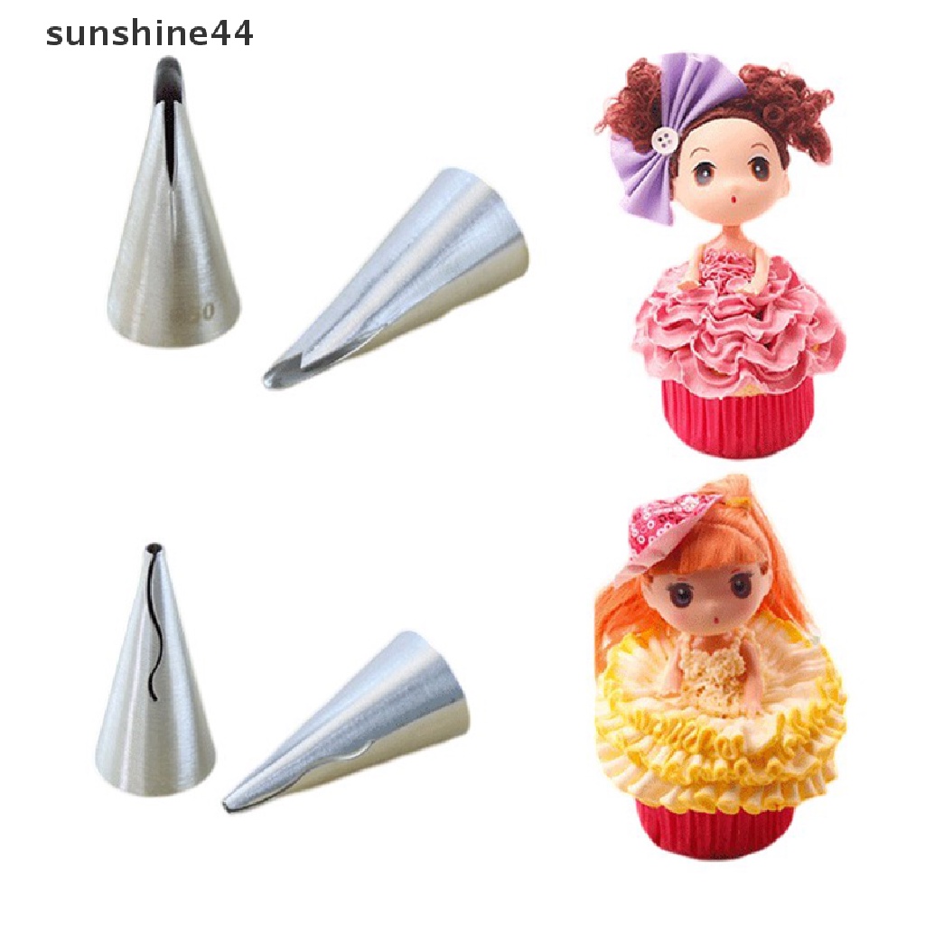 Sunshine 7 / 9Pcs Spuit Piping Rusia Untuk Dekorasi Kue Pernikahan