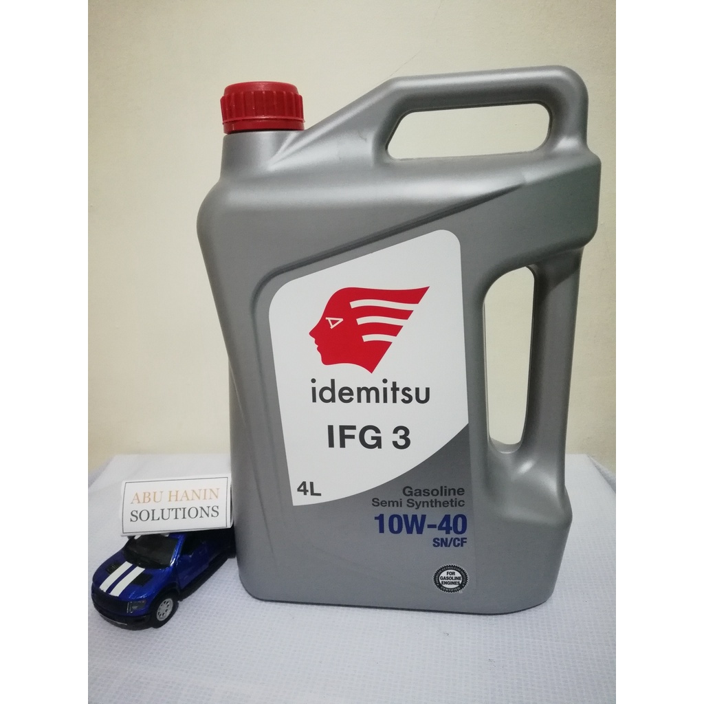 OLI IDEMITSU 4 liter IFG3 10W40 SN/FC - OLI MOBIL 4 LITER