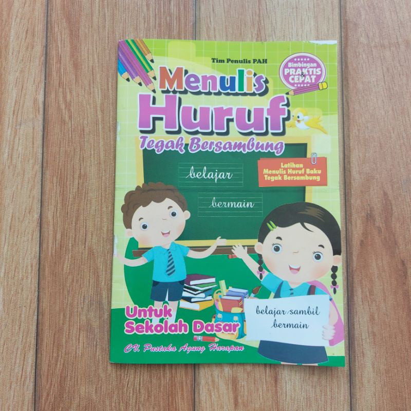 BUKU MENULIS HURUF TEGAK BERSAMBUNG