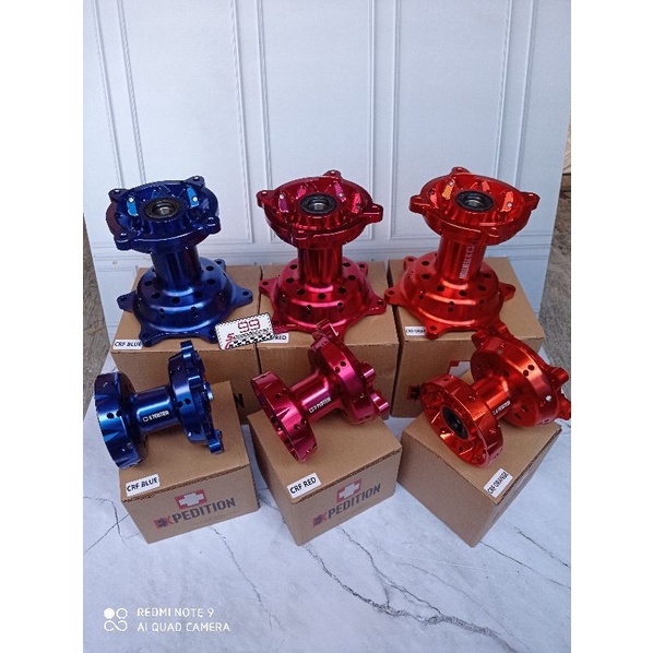 Tromol Set Expedition full CNC Honda CRF 150 L Tromol Set Expedition Hole 36  Super Moto CRF 150L