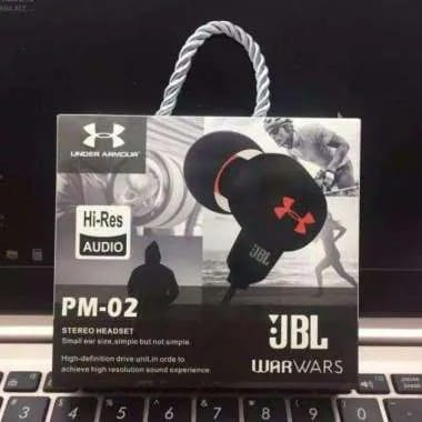 Headset Handsfree Earphone JBL PM-02 WarWars Stereo Hi-Res Super Bass With Mic