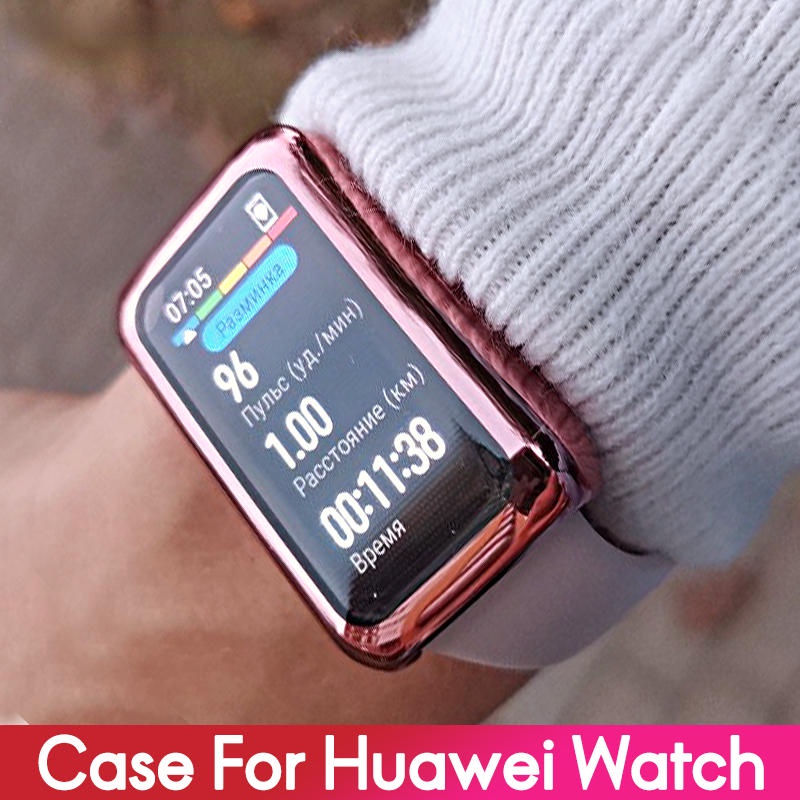 Case Bumper Pelindung Layar Bahan TPU Tipis Untuk Huawei Honor band 7 6 ES 7 6 Pro Fit 2