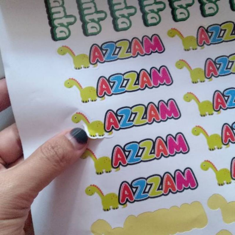 

STIKER CUTTING SERBAGUNA STIKER LABEL ISI KURLEB ISI 100